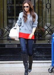 打底毛衣明星搭配图片,打底毛衣的时尚搭配指南